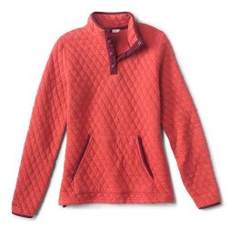 Orvis Outdoor Quilted Sweatshirt Women's in Paprika